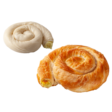 Börek w kształcie spirali ze ziemniakami