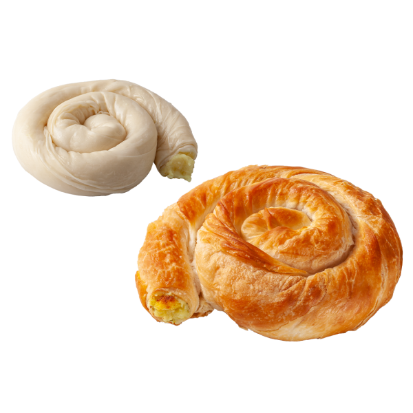 Börek w kształcie spirali ze ziemniakami