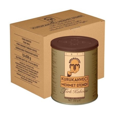 MEHMET EFENDİ TÜRK KAHVESİ   250 Gr 25 Lİ KOLİ (25x100 )