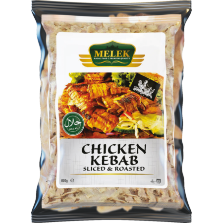 SLICED AND ROASTED CHICHKEN KEBAB GRILL