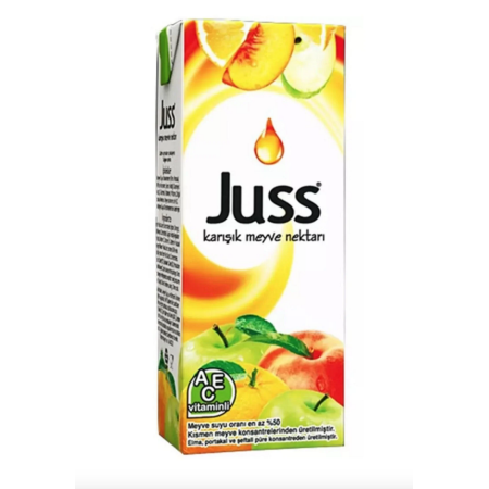 JUSS 200 Ml SLİM  KARIŞIK NEKTAR  İÇECEK 27X 200 ML