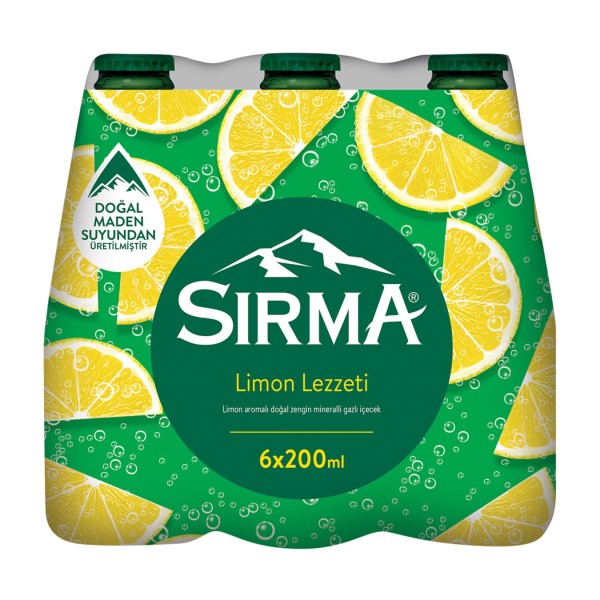 SIRMA SODA LİMON 0,20 LT  6x4