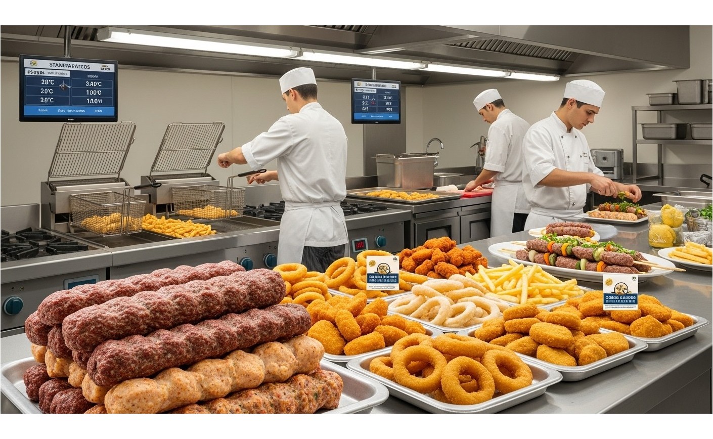 Mrożone kebaby i produkty smażone: wydajność i standardowa jakość w gastronomii